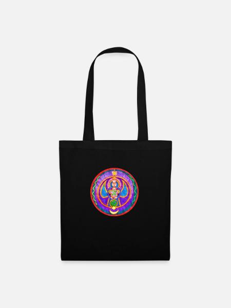 WORLD LOVE MANDALA - Stoffbeutel - Schwarz