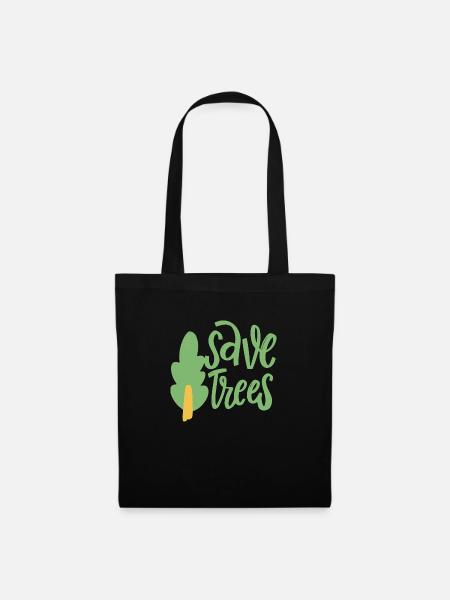 Sauver les arbres - Sac en tissu - noir
