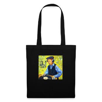 DJ 1889 - Sac en tissu - noir - Devant