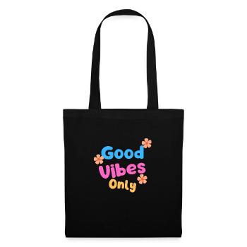 Good Vibes Only - Sac en tissu - noir - Devant