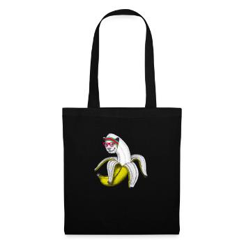Mother Banana - Stoffbeutel - Schwarz - Vorne
