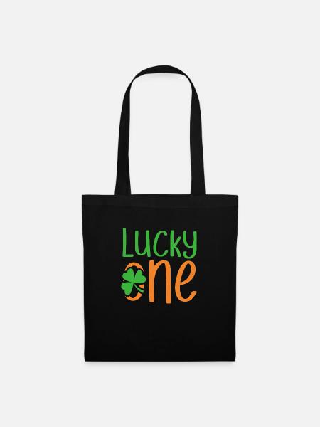 Lucky One St. Patricks Day - Stoffbeutel - Schwarz