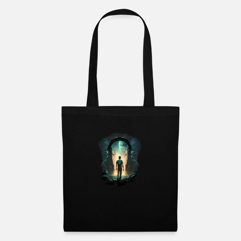 Sci-Fi Space Boy - Tote Bag - black