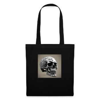 Skull Tribal - Stoffbeutel - Schwarz - Vorne