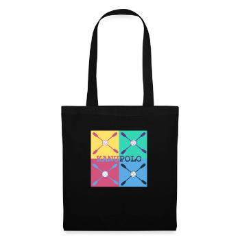 Canoë polo - élégant et cool - Sac en tissu - noir - Devant