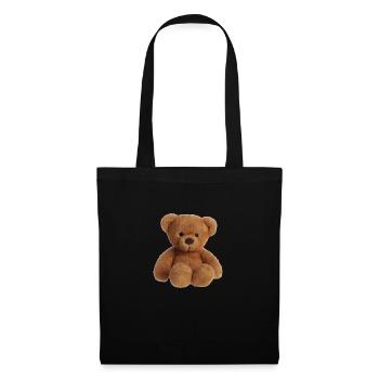 Brown Teddy Bear Cuddly Toy Plush Toy Stuffed Toy - Tote Bag - black - Front