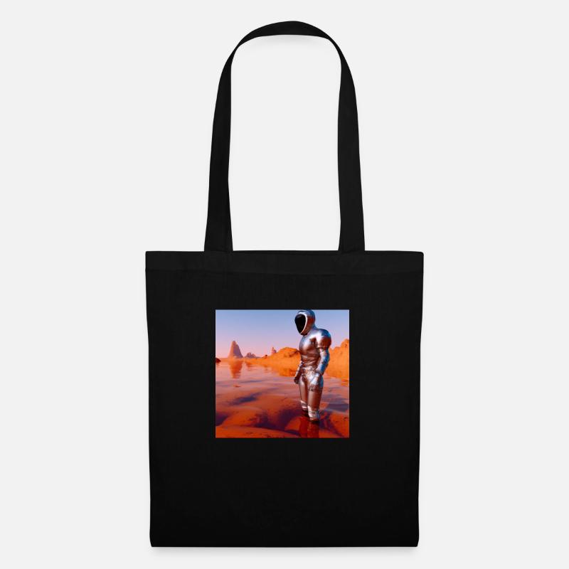 Diver on Mars - Stoffbeutel - Schwarz