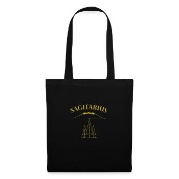 Signe astrologique ou signe du zodiaque - Sac en tissu - noir - Devant