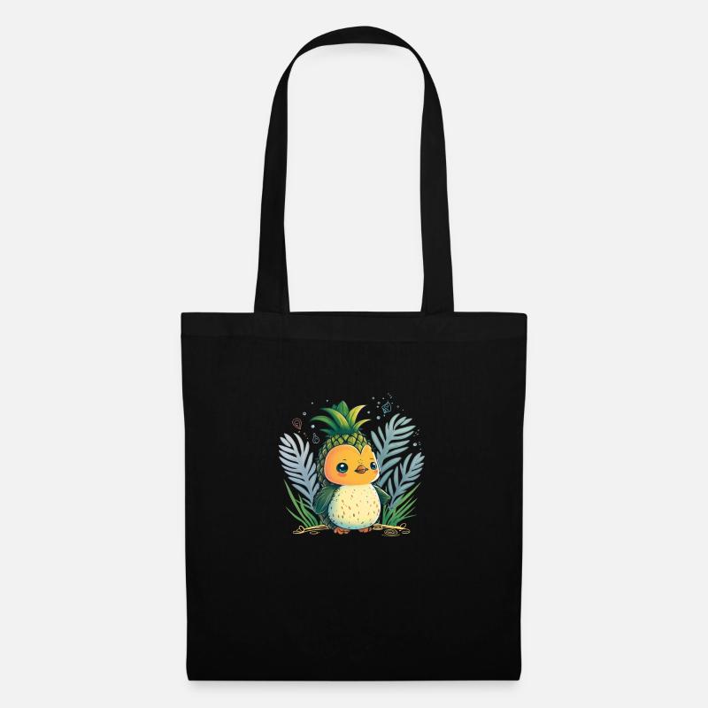 Pineapple Penguin - Tote Bag - black