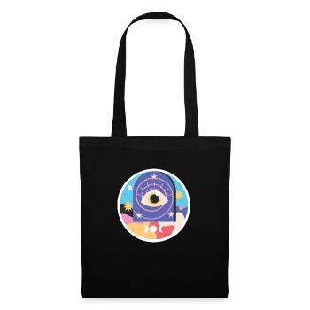 HYPER EYES - Sac en tissu - noir - Devant