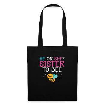 He or She Sister to Bee - Tote Bag - black - Front