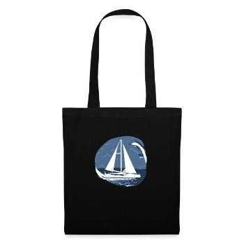 Sailing Sailing Sailboat Sailing Ship - Tote Bag - black - Front