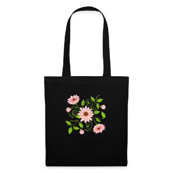 Flowers - Tote Bag - black - Front