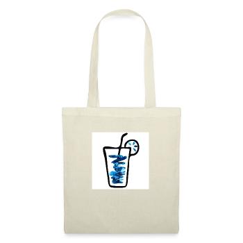 Drink blue - Stoffbeutel - Natur - Vorne
