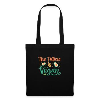 L'avenir est végétalien - Sac en tissu - noir - Devant