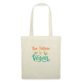 L'avenir est végétalien - Sac en tissu - nature - Devant