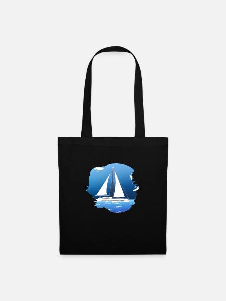 Sailing Sailing Sailing Sailing Sailboat - Tote Bag - black