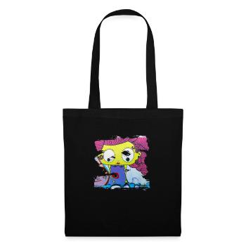 Graffiti style Splash hip hop couleurs peintre couleur - Sac en tissu - noir - Devant