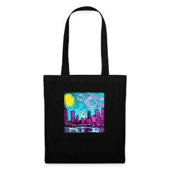 New York city van gogh - Tote Bag - black - Front