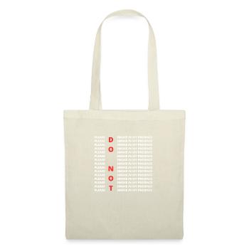S’il vous plaît ne fumez pas en ma présence - Sac en tissu - nature - Devant