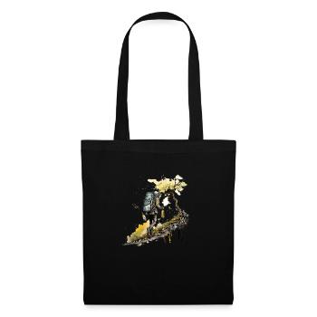 Beer hike in the mountains - Tote Bag - black - Front
