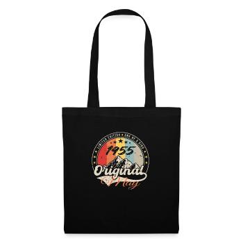 Mai 1955 | Anniversaire 1955 Vintage | May 1955 - Sac en tissu - noir - Devant