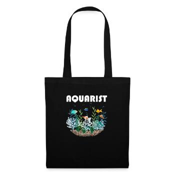 Aquarist Life Fish Keeping Aquarium Owner - Tote Bag - black - Front