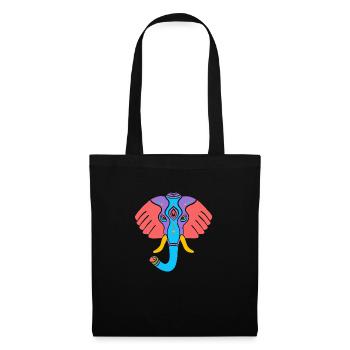 Symbol of an Indian elephant, culture of India - Tote Bag - black - Front