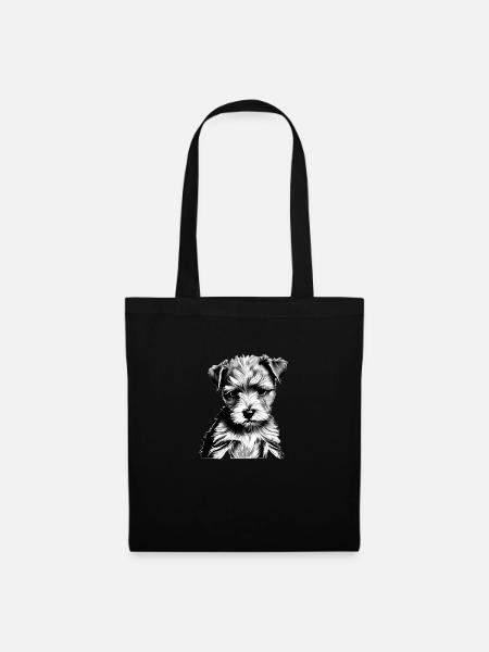 Hunde Lakeland Terrier Hundehalter Hund Hundemotiv - Stoffbeutel - Schwarz