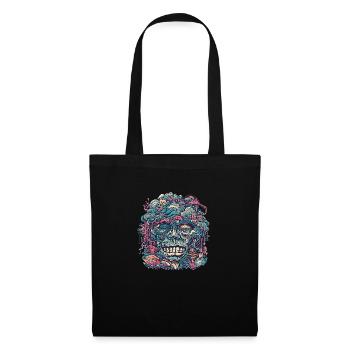 Tête de voyage - Sac en tissu - noir - Devant