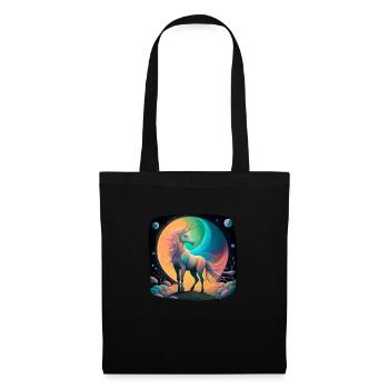 Fantasy unicorn mystical - Tote Bag - black - Front