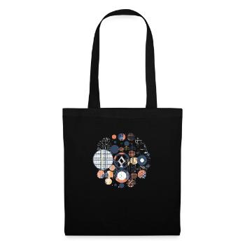 Vintage geometric pattern - Tote Bag - black - Front