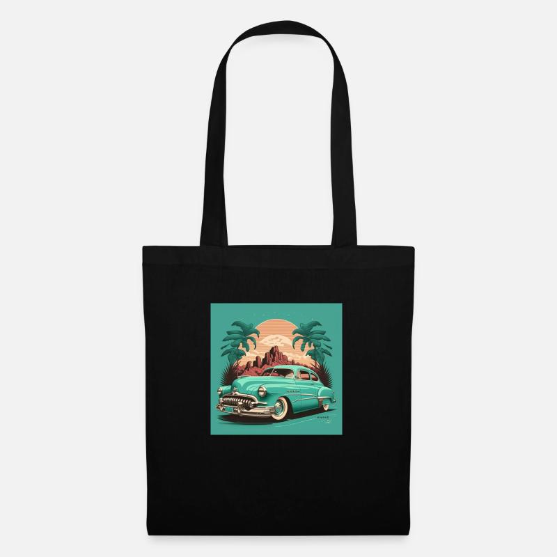 Retro Miami Vice - Tote Bag - black