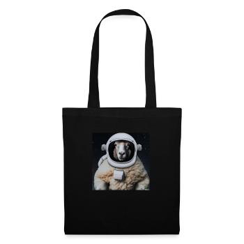 Les moutons stronautes conquièrent l’espace !? - Sac en tissu - noir - Devant