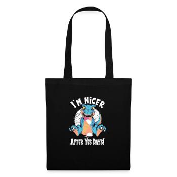 Oui Jour - Sac en tissu - noir - Devant