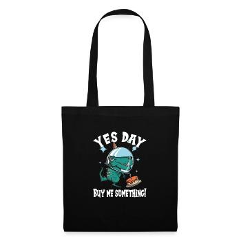 Oui Jour - Sac en tissu - noir - Devant