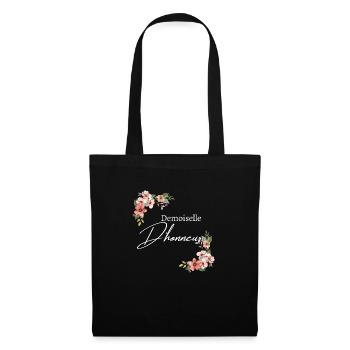 Demoiselle d’honneur floral - Sac en tissu - noir - Devant