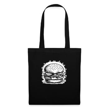 hamburgers, fast food, barbecues, cheeseburgers - Tote Bag - black - Front