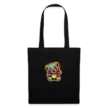 Horror Gruselbären Halloween Ghost Bearster - Stoffbeutel - Schwarz - Vorne