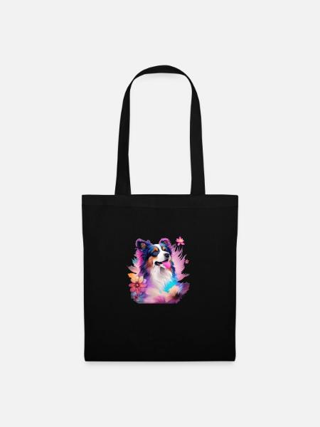 Australian Shepherd - Stoffbeutel - Schwarz