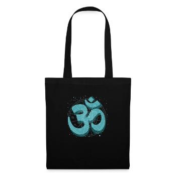 om zeichen sternzeichen symbol spirit - Stoffbeutel - Schwarz - Vorne