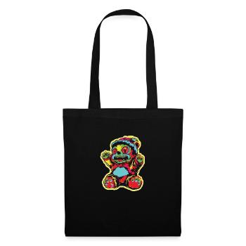 Horror Scary Bear Halloween Beetlebear - Tote Bag - black - Front