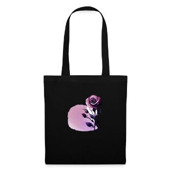 Rose flower rose design - Tote Bag - black - Front