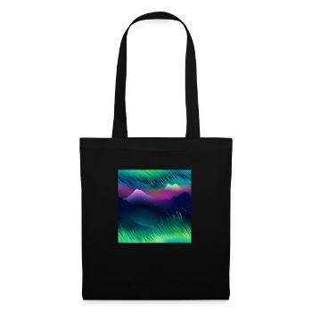 Northern Lights Glow: Northern Lights Collection - Tote Bag - black - Front