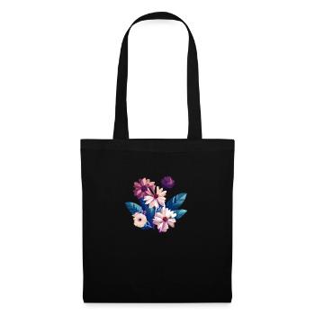 Flowers, bouquet, floristry, nursery - Tote Bag - black - Front