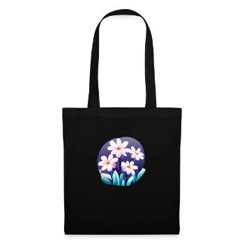 Flowers Flower meadow Bouquet Floristry - Tote Bag - black - Front