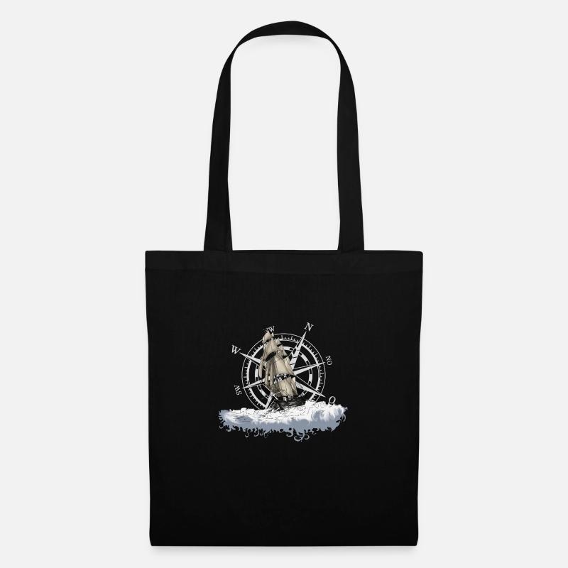 Sailing ship - Tote Bag - black