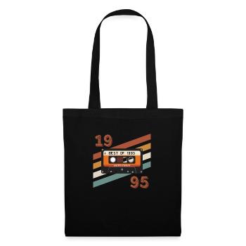 1995 retro vintage anniversary - Tote Bag - black - Front