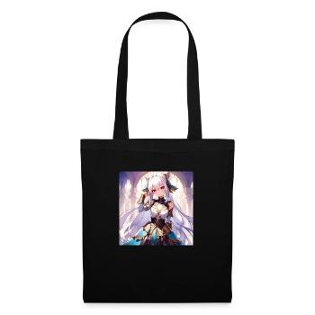 Anime Fantasy Girl 11 - Tote Bag - black - Front