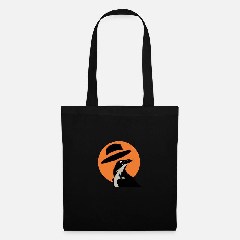 Cool Crow - Tote Bag - black